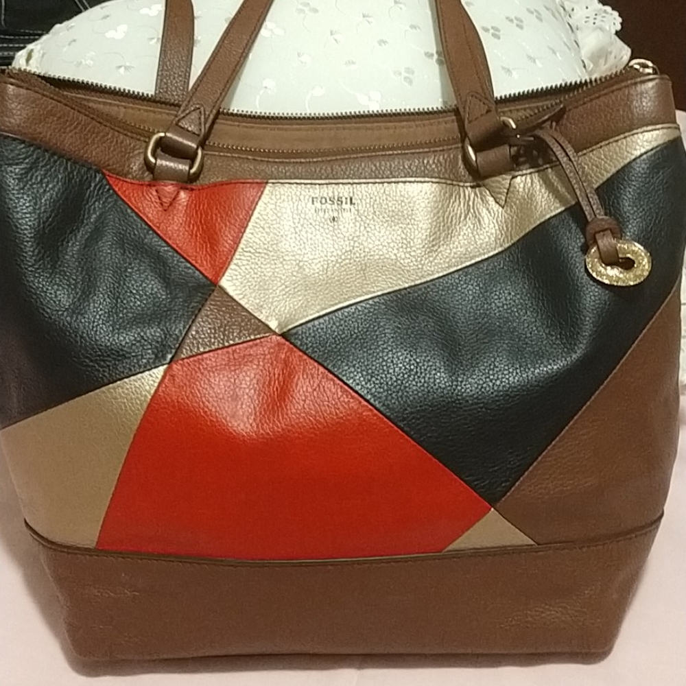 Fossil Patch Work Leather - image 1